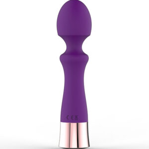 Naughty Wish – Vibrator Wand Masaj Waterproof, Silicon Premium, Mov