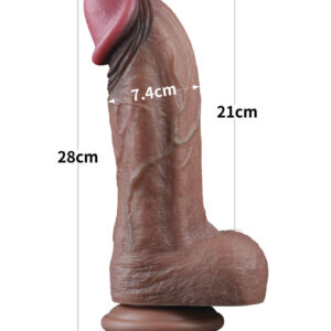 Lovetoy Titan - Dildo XXL cu Ventuza, 28 cm