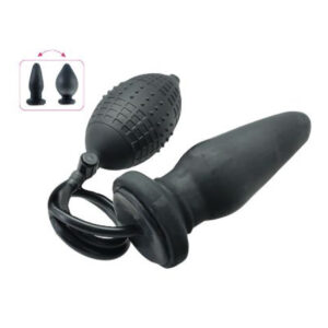 Inflatable Butt Plug - Dop anal gonflabil, cu pompa manuala, Ø 5 cm