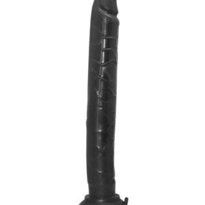 Emperor - Dildo XXL cu ventuza, negru, 32 cm, Ø 4 cm