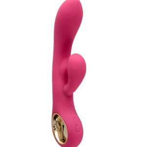 G Double Touch – Vibrator Rabbit Waterproof, Silicon Premium, 18,8 cm, Ø 3,2 cm