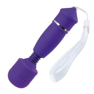 Candy Pie – Mini Vibrator Clitoris Waterproof, ABS Premium, mov, 15 cm, Ø 3.5 cm