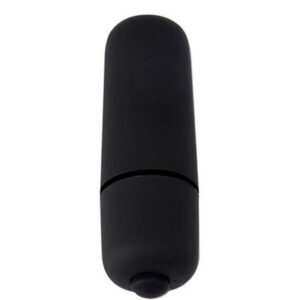 Mini Bullet – Mini Vibrator Clitoris Waterproof, ABS Premium, negru, 5.5 cm, Ø 1.8 cm