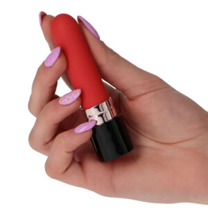 Vanity – Mini Vibrator Clitoris, ABS Premium, forma de ruj, 11 cm, Ø 2 cm