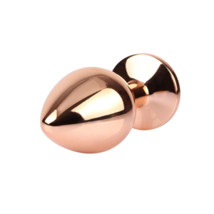 Evil Rose Butt Plug - Dop anal metalic, medium, auriu Ø 3,3 cm