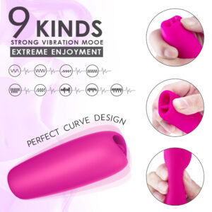 Secret Desire – Mini Vibrator Stimulator Clitoris, ABS Premium, Silicon, 8.5 cm, Ø 3.4 cm