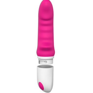 Rhinhorn Vibe – Vibrator Punctul G Waterproof, Silicon Premium, roz, 18 cm, Ø 3.4 cm