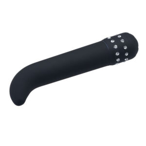 Diamonds Curve – Vibrator Punctul G Waterproof, ABS Premium, negru, 15.2 cm, Ø 2.7 cm