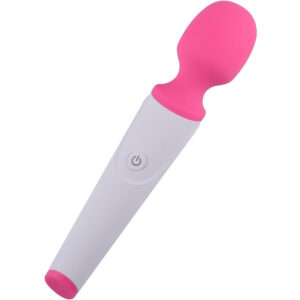 Wandit – Vibrator Wand Masaj Waterproof, ABS si Silicon Premium, Roz