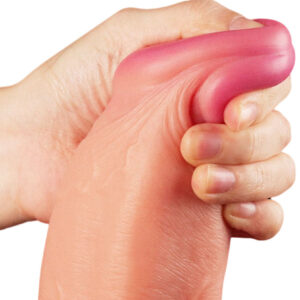 Lovetoy Dual Layer Noah - Huge Dildo XXL cu Ventuza, 30.5 cm