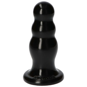 Olmo Butt Plug - Dop anal cu ventuza, negru, Large
