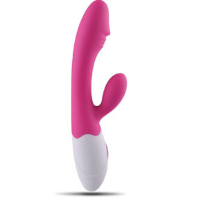 Real G-Spot – Vibrator Rabbit Waterproof, Silicon Premium, 20 cm, Ø 3.2 cm