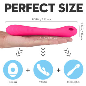 Lily Rose – Vibrator Stimulator clitoris si punctul G, functie dubla