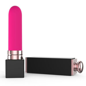 Make-Up – Mini Vibrator Clitoris, ABS Premium, forma de ruj, 10 cm, Ø 3 cm