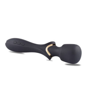Wonder – Vibrator Wand Masaj Waterproof, Silicon Premium, Negru