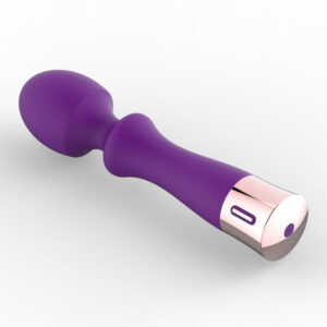 Naughty Wish – Vibrator Wand Masaj Waterproof, Silicon Premium, Mov