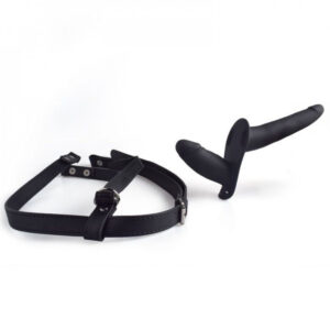 Double Enjoyment – Strap On Dublu, negru