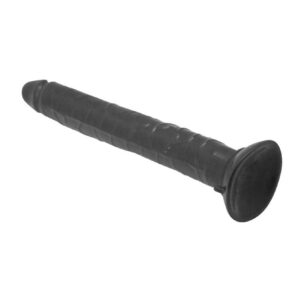 Emperor - Dildo XXL cu ventuza, negru, 32 cm, Ø 4 cm