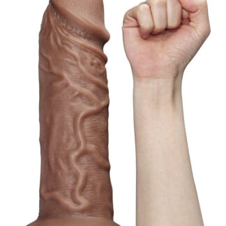 Lovetoy Chubby - Dildo XXL cu Ventuza, 26.6 cm, Ø 6.3 cm
