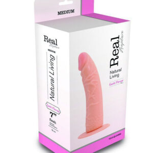 Dong - Dildo realistic cu ventuza, 18 cm