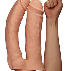 Lovetoy Kameron - Dildo XXL Dublu cu Ventuza, 33 cm, Ø 6.8 cm