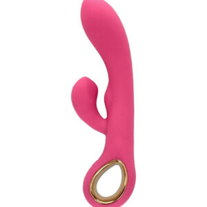 G Double Touch – Vibrator Rabbit Waterproof, Silicon Premium, 18,8 cm, Ø 3,2 cm