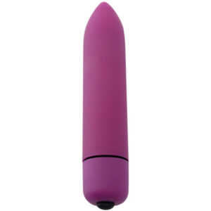 Bullet Love – Mini Vibrator Clitoris Waterproof, ABS Premium, mov, 9 cm, Ø 2 cm