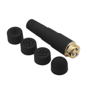 Four Surprises – Mini Vibrator Clitoris Waterproof, ABS Premium, functie multipla, 10 cm, Ø 2.5 cm