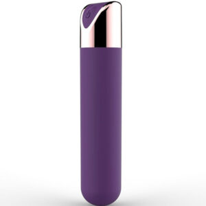 Unforgettable – Mini Vibrator Bullet Clitoris, Silicon, 10 intensitati, 9 cm, Ø 1.8 cm