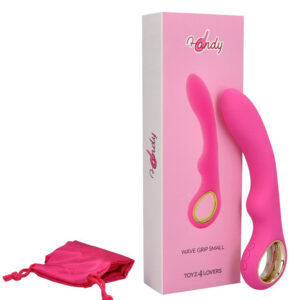 Wave Small – Vibrator Punctul G Waterproof, Silicon Premium, roz, 18.5 cm, Ø 3.2 cm