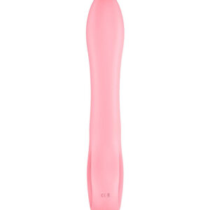 Serenity – Vibrator Punctul G Waterproof, Silicon Premium, roz, 16.5 cm, Ø 3.5 cm