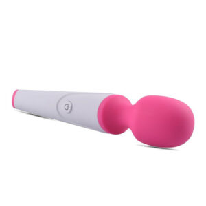 Wandit – Vibrator Wand Masaj Waterproof, ABS si Silicon Premium, Roz