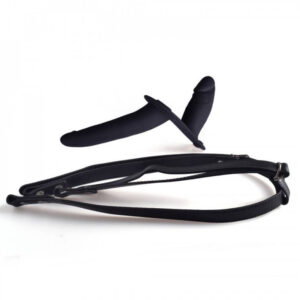 Double Enjoyment – Strap On Dublu, negru