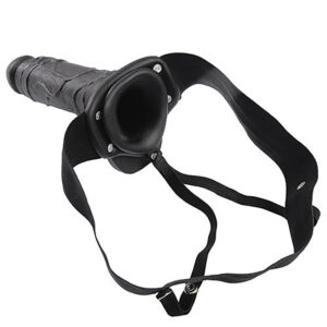 Real Flesh – Strap On cu dildo realistic, negru