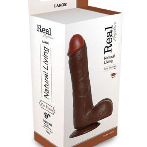 Ralph Vibe - Dildo XXL cu vibratii si ventuza, 25 cm, Ø 5 cm