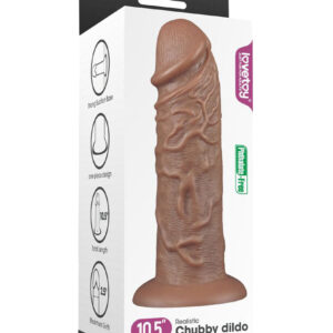 Lovetoy Chubby - Dildo XXL cu Ventuza, 26.6 cm, Ø 6.3 cm