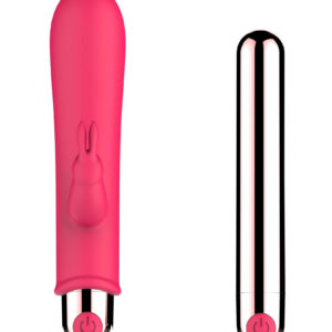 Mister Bunny – Vibrator Rabbit Waterproof, Silicon & ABS Premium, 14 cm, Ø 3 cm