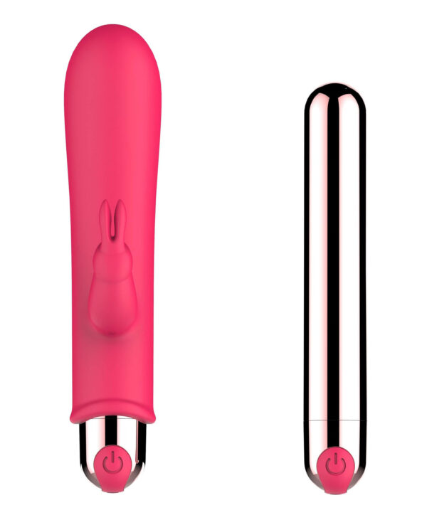 Mister Bunny – Vibrator Rabbit Waterproof, Silicon & ABS Premium, 14 cm, Ø 3 cm