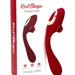 Red Shape – Vibrator Stimulator clitoris si punctul G, suctiune, functie dubla