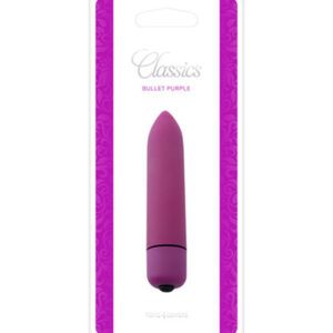 Bullet Love – Mini Vibrator Clitoris Waterproof, ABS Premium, mov, 9 cm, Ø 2 cm