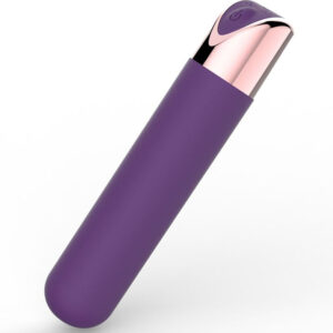 Unforgettable – Mini Vibrator Bullet Clitoris, Silicon, 10 intensitati, 9 cm, Ø 1.8 cm