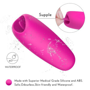 Secret Desire – Mini Vibrator Stimulator Clitoris, ABS Premium, Silicon, 8.5 cm, Ø 3.4 cm