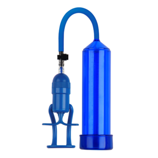 Finger Touch - Pompa marire penis cu vacuum, albastra
