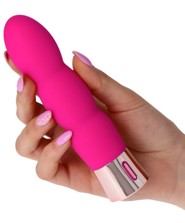 Sweet Desires – Vibrator Clasic Waterproof, Silicon Premium, 15,6 cm, Ø 3,5 cm