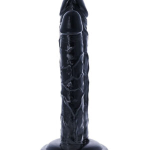 Nublo Extreme - Dildo dublu XXL cu ventuza, negru, 27 cm