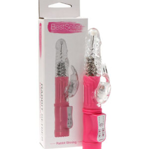 Shining – Vibrator Rabbit Waterproof, ABS & TPE Premium, 22 cm, Ø 3,2 cm