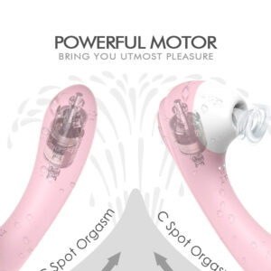 Pink Obsession – Vibrator Stimulator clitoris, suctiune, functie duala
