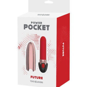 Future – Mini Vibrator Stimulator Clitoris, ABS Premium si silicon, forma de ruj, 10 cm, Ø 2 cm