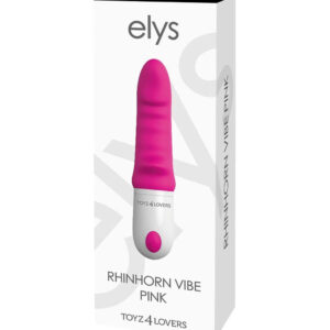Rhinhorn Vibe – Vibrator Punctul G Waterproof, Silicon Premium, roz, 18 cm, Ø 3.4 cm
