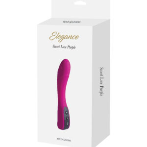Sweet Love Purple – Vibrator Punctul G Waterproof, Silicon Premium, 18.5 cm, Ø 3.5 cm